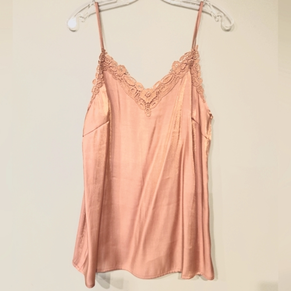 Cream dusty rose camisole
